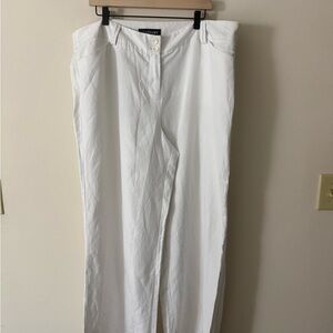 Lane Bryant White Dress Pants (Size 18)